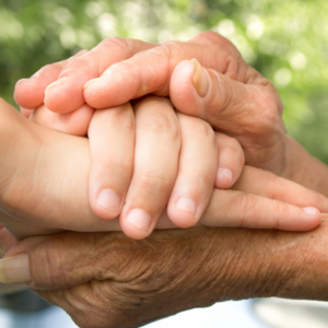family holding hands